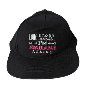 GiftCraft I'm Available Again!! Funny Gift Breakup Hat